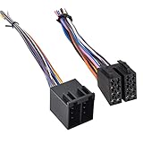 Goliton ISOラジオ配線ハーネス オスメスアダプター ボルボ スターリング マック Kenworth Peterbilt Freightliner インターナショナル セミトラック ステレオ - Sony Android JVC Pioneer Kenwoodに対応