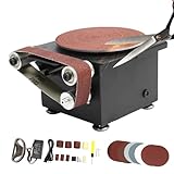 Mini-Band-Tellerschleifer, 6-Zoll-Schleifscheibe und 1,2 x...