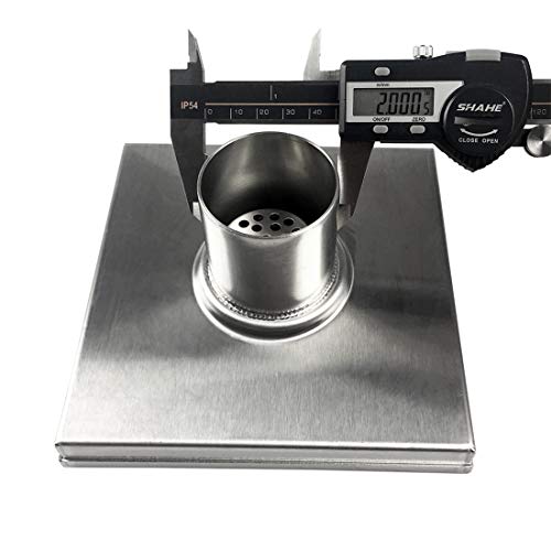 Neodrain 6-Inch Square Shower Drain With Removable Tile Insert Grate,Brushed 304 Stainless Steel, With Watermark&Cupc Certified, Includes Hair Strainer #TOP5