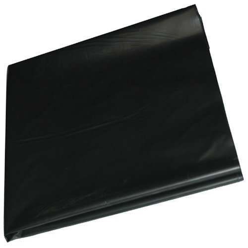 Qvs Shop Black 4M X 10M Polythene Sheeting 125Mu / 500G Plastic Sheet Protection Cover