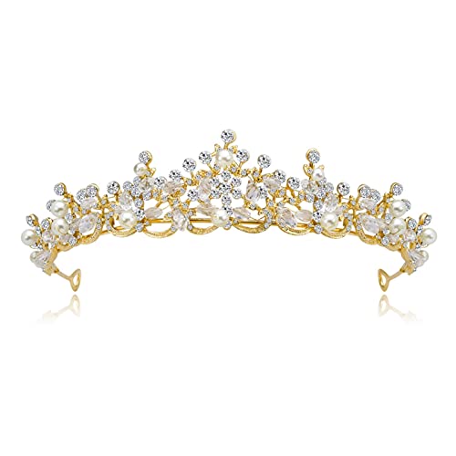 Tiara para niñas y coronas de cristal para novia diadema de boda