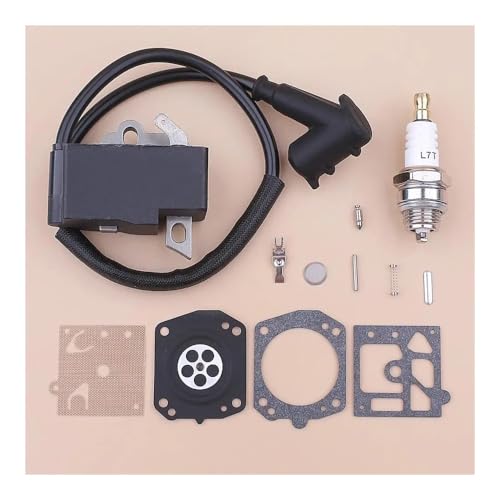 Bobine d'allumage MS441 avec bougie et kit de carburateur 1138 400 1300 pour tronçonneuse