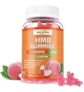 HEALOADING HMB and Leucine Gummies Supplements: HMB and Leucine Gummies for Adults 1500mg Muscle ...