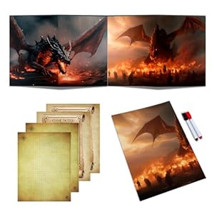 Power Beast Dungeon, Écran Maître de Jeu DND 5e, Écran du MJ, DM Screen, Donjons et Dragons, Dungeons and Dragons, D&D 5e, DND, Dungeon Master Screen, Game Master Screen.