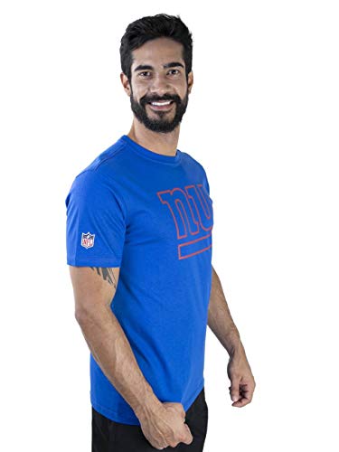 CAMISETA NFL NEW YORK GIANTS OUTLINE MONOLOGO ROYAL
