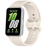 Eiavike Silicone Sport Band for Samsung Galaxy Fit 3, Adjustable Replacement Watch Strap for Galaxy Fit 3 SM-R390 Women Men (Starlight)