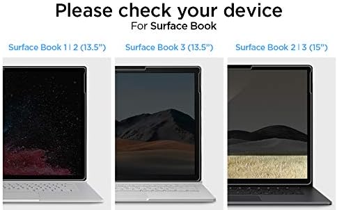 Spigen Tempered Glass Screen Protector [GlasTR Slim] Designed for Surface Book 3 (13.5 inch / 2020) [9H Hardness]