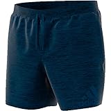 Angedeuteter Hosenschlitz adidas Herren Badeshorts Badge of Sport Mélange, Legend Marine, S, DQ2977