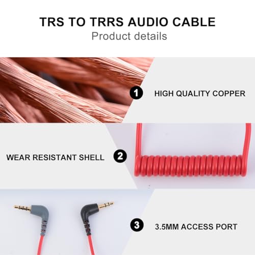 Cable de audio auxiliar Jack 3.5mm 0.75m VILLCASE miniatura 3