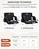 Sportneer Heated Stadium Seat, 3 Heated Modes Stadium Seats with Backs Support & Armrest, Bleacher Chair with 6 Reclinng Positions Stadium Chair for Bleachers Sports Events Parks Concerts Outdoors