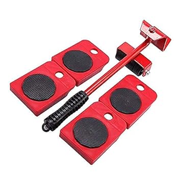 SN Expo Furniture Moving Metal Wheels Kit Heavy Furniture Shifter Moving Wheels Kit Mover Tool Furniture Lifter Tool Shifting Tool for Sofas Cupboard Table Easy Mover