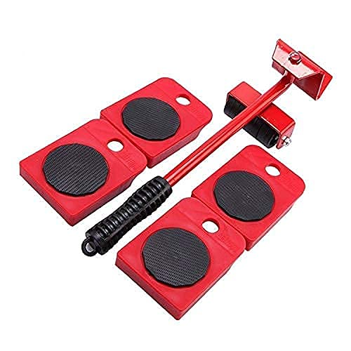 Bhavani Fashion Furniture Moving Metal Wheels Kit Heavy Furniture Shifter Moving Wheels Kit Mover Tool Furniture Lifter Tool Shifting Tool for Sofas Cupboard Table Easy Mover