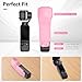 AMAZEAR Gimbal Screen Protective Cover for DJI Osmo Pocket 3 Accessories, Lens Cap Hard Case for Xtra Muse Gimbal Vlog Camera with Soft Lining, Compact Design, Quick Open/Close, Pink