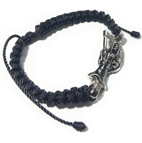 Black Thread Bracelet Pulsera Roja de hilo de la Santa Muerte3