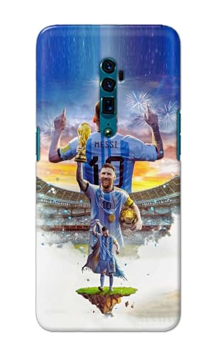 Image of Printed Hard Back Cover for Oppo Reno 10x Zoom Back Cover (Famous Football Player -J2) -190724(EA)
