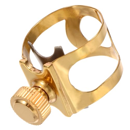 Holibanna Alto Saxophone Clip Durable Brass Sax with Reliable Holding Power for Musicians the Go Lightweight and Compact Design for Easy Portability