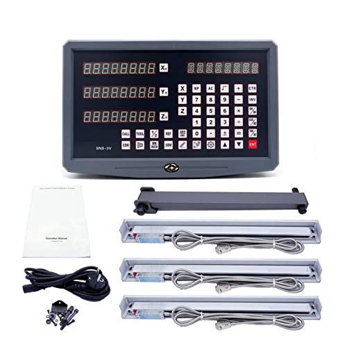 Set completo para fresadora/torno with DRO digital miniatura 1