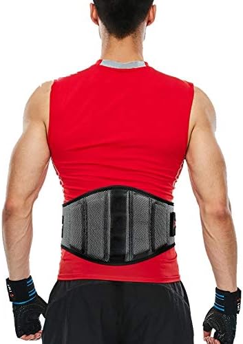 Amazon Co Jp 腰サポーター 背中の痛みを軽減する重量挙げサポート付きスクワットフィットネスベルトバックサポート Size L 77 91cm ホーム キッチン