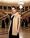 Achillea Soft Silky Solid Pashmina Shawl Wrap Scarf for Wedding Bridesmaid Dress (Metallic Gold)
