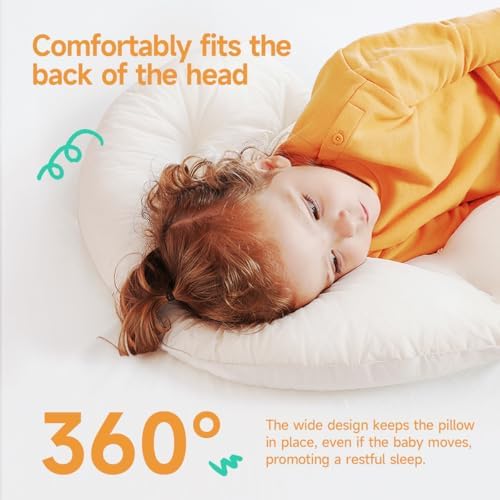 Miniatura 2 de Almohada Corporal En Forma De Luna Abrazable Para Niños Pequeños Y Niños, Soporte Suave Y Transpirable Para Un Sueño Cómodo, 86 X 69 Cm, Funda Lavable