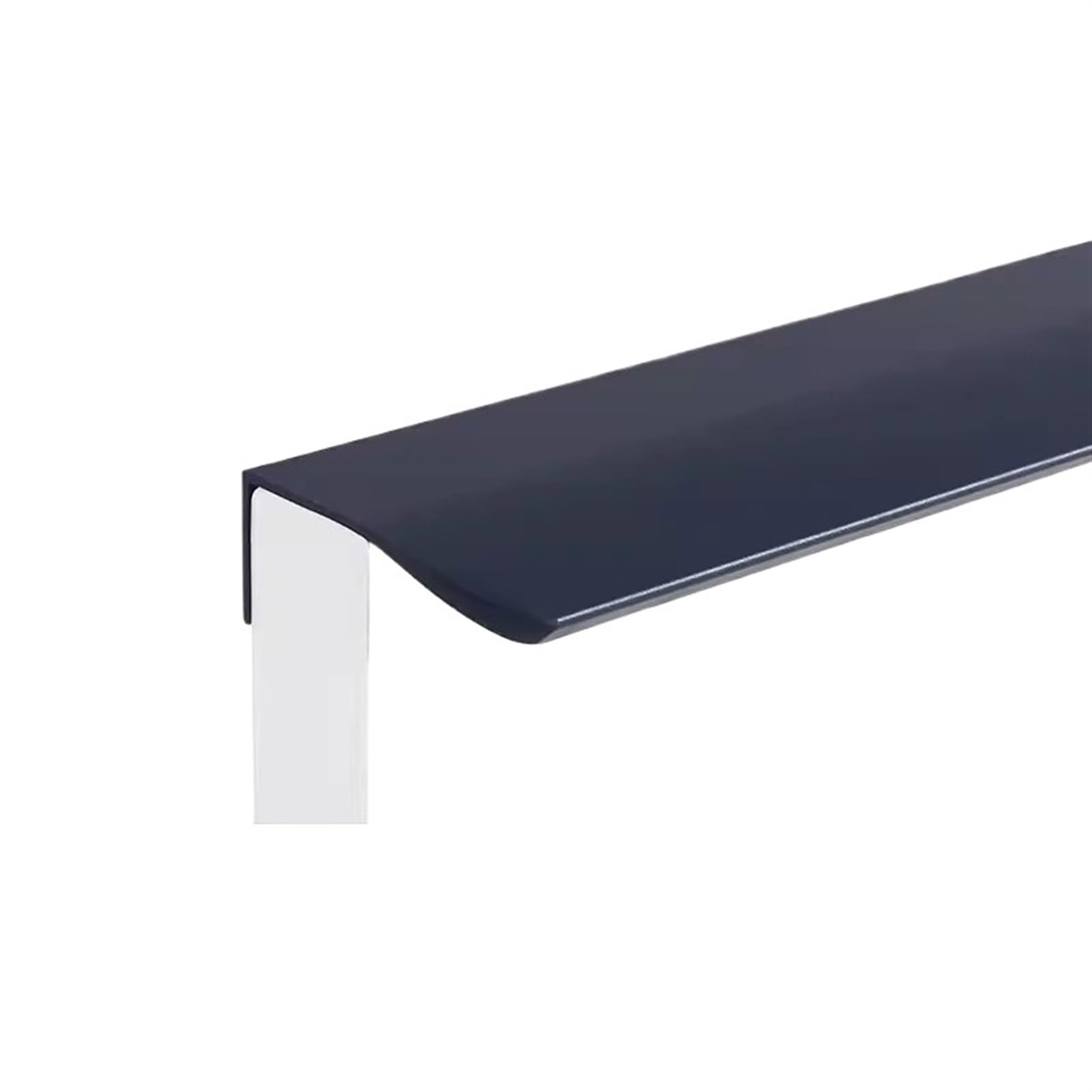 Evwgnpqrv Dark Blue Arc Concealed Drawer Handles, Concealed Kitchen Cupboard Handles Aluminum Alloy Arc Multicolor 64-1200Mm(,400Mm)