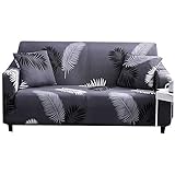  DuANgu Sofa Cover Couch Covers Sofa Slipcovers Stretch Sofa Slipcovers for 1 2 3 4 Seater Armchair Cover for Living Room with 2 Pillow Cases(E Large)