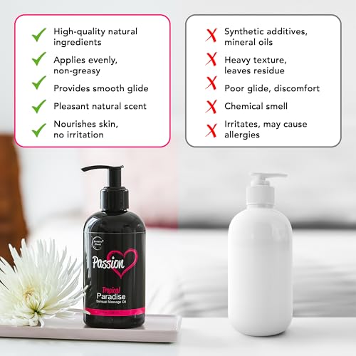 Brookethorne Naturals PASSION MASSAGE OIL Sensual Massage Oil For Couples | 100% Natural Body Massage Oil For Date Night With Jojoba Oil thumb #4