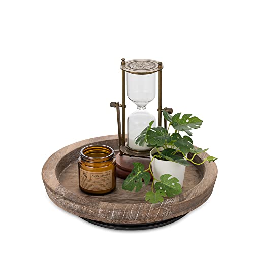 Drehbrett Lazy Susan Rund Rundholzwirbel Servierpiz Produktbild-Vorschau 2