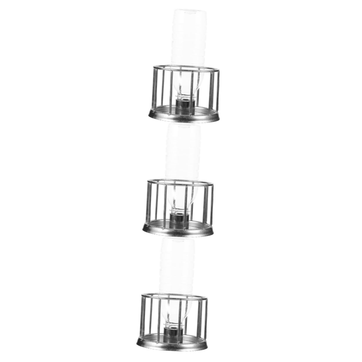 3piezas Alimentador Mini De Agua para Reptiles De Acero Inoxidable Plato De Bebida para Tortugas y Mascotas Acuáticas para Terrarios y Uso Diario