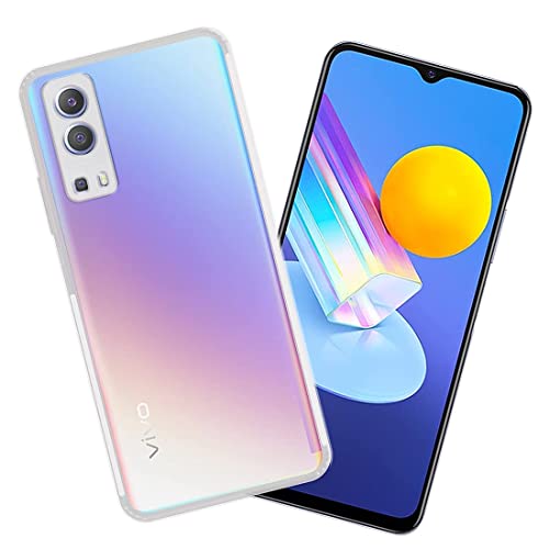 Image of COVERBLACK Rubber Back Cover for Vivo Vivo iQOO Z3 - V2073A - Transparent