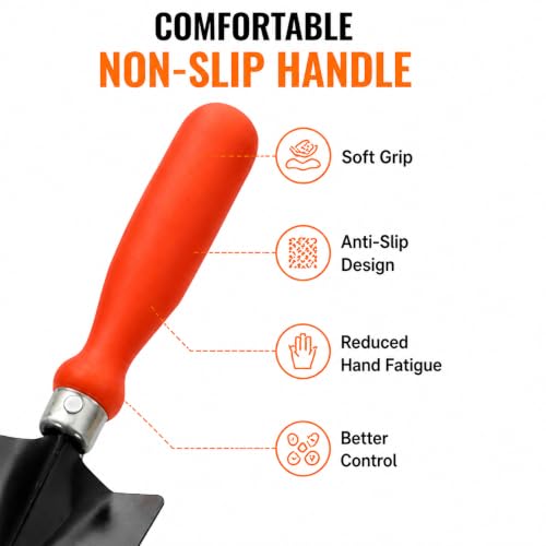 Image of Gardening Hand Trowel (Big)| Heavy Duty Iron Blade with Ergonomic Handle | Durable Hand Tool for Planting, Digging, Soil Mixing, Potting, Transplanting & Outdoor Garden Care(GTK)