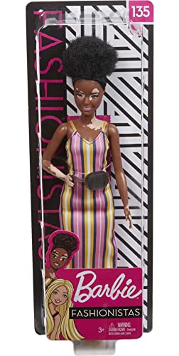 Muñeca Barbie Fashionistas #135 con cabello rizado natural y vitíligo miniatura 6