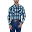 Turquoise / Black Checked