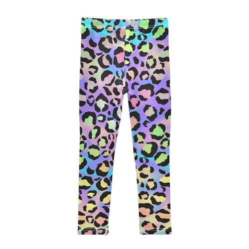 Girls Leggings Yoga Pants Tights Trousers for Kids Butterfly Cat Cheetah Cow..4