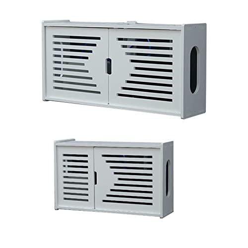 Support de câble sans perçage boîte pour masquer le routeur - 5