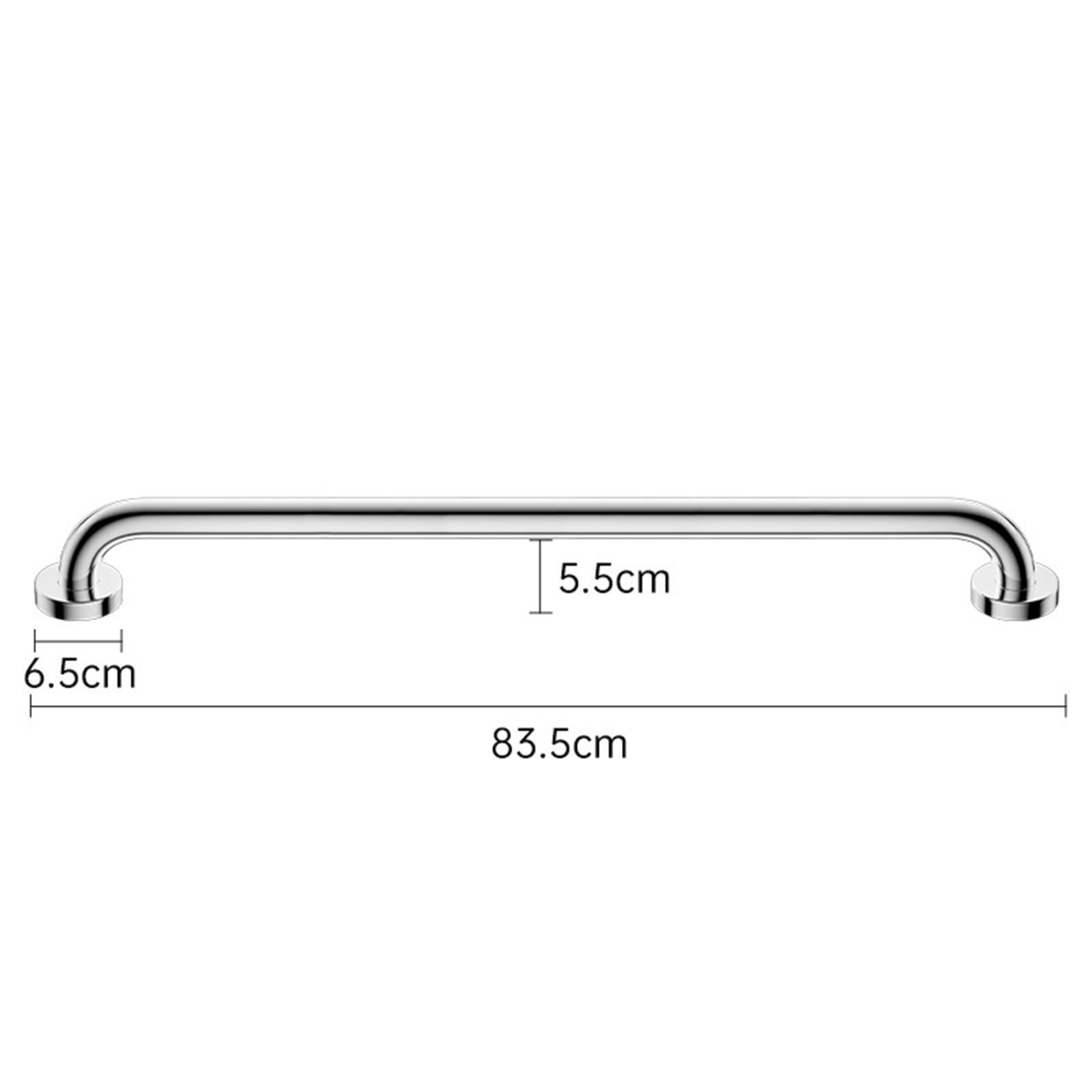 Agarrador Ducha Baño de Seguridad Acero Inoxidable, Barras de Agarre Para Bañeras Comerciales, Pasamanos Escaleras 440 Libras para Personas Mayores Discapacitadas(80cm)
