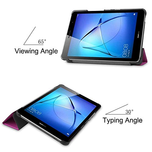 Lobwerk Tablet Case for Huawei MatePad T8 8.0 Inch Slim Case with Stand Function and Auto Sleep/Wake Function Purple - Image 3