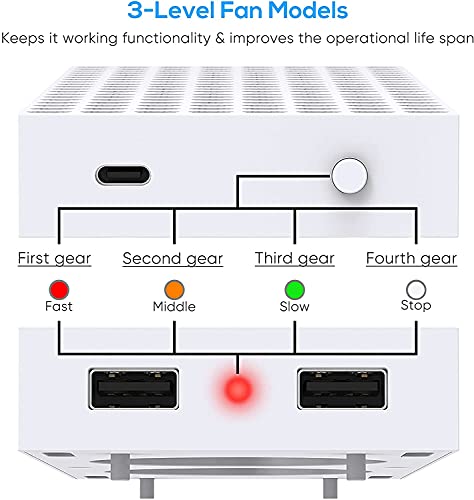Suporte de resfriamento TwiHill para Xbox Series S, acessório de docking station para sistema de coo