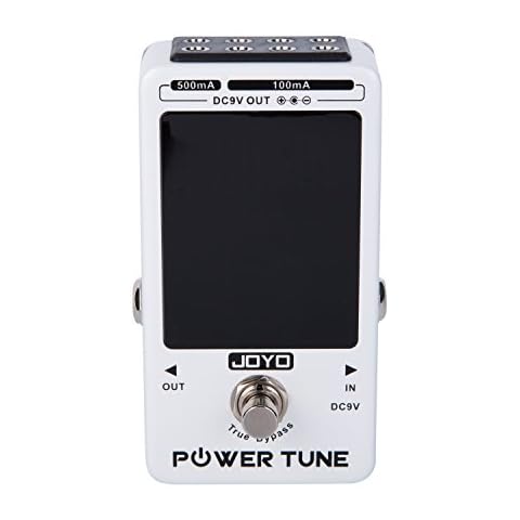 Muzizy Noise Gate Guitar Suppressor Effects Pedal - Mini Compact True Bypass - White (JOYO Power Tune) Cover
