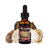 7 Mushroom Tincture Blend (1 fl oz) with Mushrooms: : Reish, Turkey Tail, Maitake, Shiitake, Lion's Mane, Artist Conk, Chaga | by Lost Empire Herbs