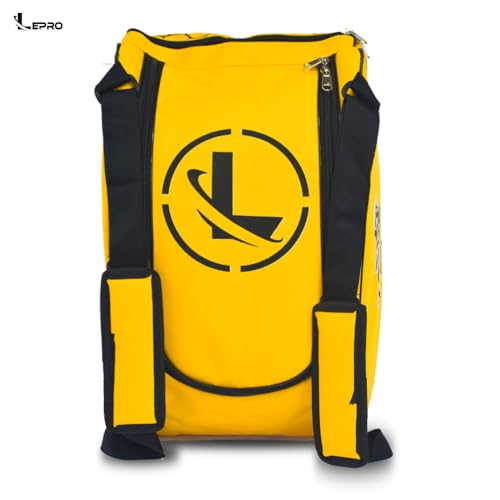 Image of LEPRO Skate Bag Roller Skate Bag | Inline Skate Bag, Premium Skating Bag and Sports Adjustable Shoulder Bag for Both Youth and Adults (Yellow)