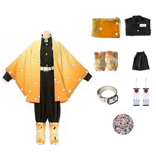 Anime Demon agatsuma Zenitsu, Trajes rol De Halloween De Nezuko C...