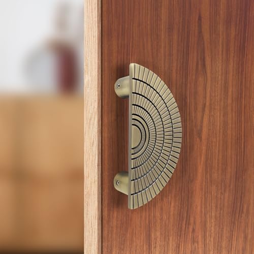 Image of VOLO Main Door Handle - Heavy Duty Pull Handle for Wooden & Glass Doors in Home, Office & Hotel Use (Model: S-626) - Pack of 1 Set (Antique - 96MM)