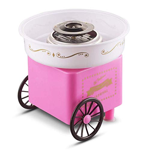 HYLK Traditionelle Vintage Hartzucker Zuckerwatte Machen, Trolley Mini Zuckerwattemaschine Kreatives Geschenk für Kinder…