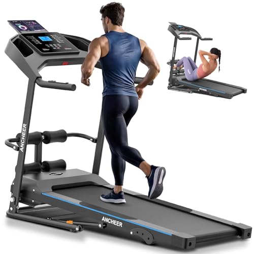 Treadmill Incline & Sit Up Bench, Smart Treadmills for Home