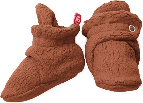 Zutano Unisex Baby Fleece Bootie, Chocolate, 18 Months