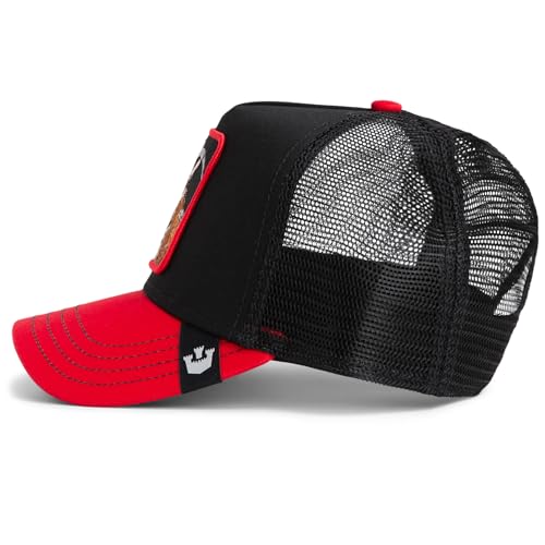 Image of Goorin Bros. Trucker Hat for Men and Women, Black (Undisputed Goat), One Size