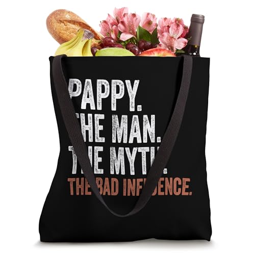 Pappy The Man The Myth The Bad Influence Tote Bag miniatura 4