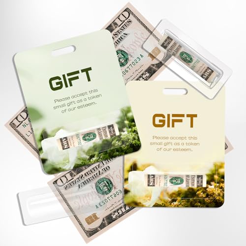 Image of 40 Pack Clear Plastic Dome Lip Balm Holder, Money Holder, Lip Balm Plastic Cover with Adhesive Back, Waterproof Chapstick Money Cash Pouches for Crafts, Gift Card, DIY Crafts