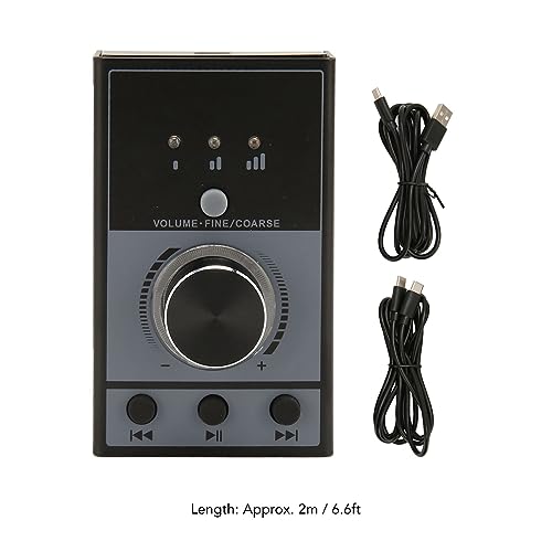 Control de volumen USB para PC compatible con Win 10 8 7 y mando de audio externo 6